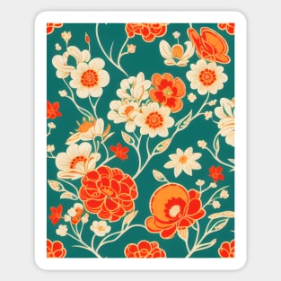 Oriental flowers Sticker